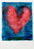 A Heart on the Rue de Grenelle by Jim Dine at Annandale Galleries