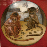 Pay peanuts and you get monkeys by Kim Spooner at Annandale Galleries