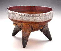 Scarlet Votive Bowl by Brian Hirst at Annandale Galleries