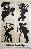 Annandale Galleries Exhibition Poster 2000 by William Kentridge at Annandale Galleries