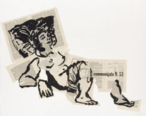 Olympia (53) by William Kentridge at Annandale Galleries