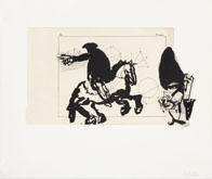 Horseman by William Kentridge at Annandale Galleries