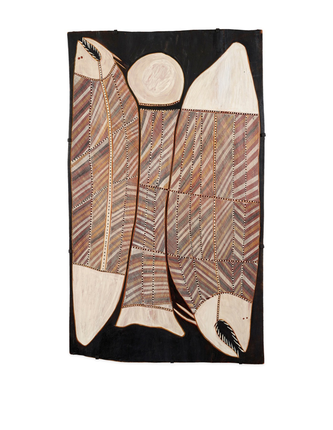 John Mawurndjul in the Annandale Galleries stockroom