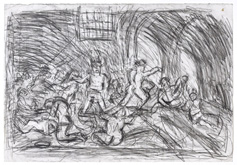 From Goya:  The Madhouse by Leon Kossoff at Annandale Galleries