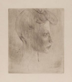 Tete de Femme, de profil - from Les Suites Saltimbanques, No. 6, 1905 by Pablo Picasso at Annandale Galleries