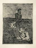 Les Pauvres, from La Suite des Saltimbanques, 1905 by Pablo Picasso at Annandale Galleries