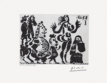 Celestine, Maja, et Grotesques, from the 347 Series, 8 July, 1968, Mougins by Pablo Picasso at Annandale Galleries
