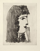Carmen, de Profil by Pablo Picasso at Annandale Galleries