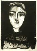 Tete de Jeune Femme, 24 June 1947 by Pablo Picasso at Annandale Galleries