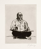 Scribe by William Kentridge at Annandale Galleries