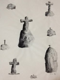 Megalithes et Crosses by Loic Le Groumellec at Annandale Galleries