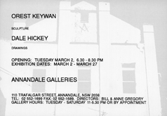 Invitation by Dale Hickey at Annandale Galleries