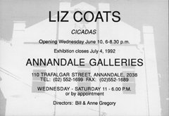 Invitation by Liz Coats at Annandale Galleries