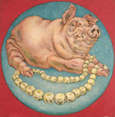 Casting Pearls Before Swine by Kim Spooner at Annandale Galleries