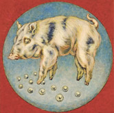 Pearls Before Swine I by Kim Spooner at Annandale Galleries