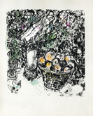 Couple au Panier de Fruits by Marc Chagall at Frances Keevil Gallery