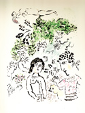 Marc Chagall in the Annandale Galleries stockroom