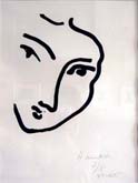 Nadia au menton pointu by Henri Matisse at Annandale Galleries