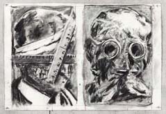 Untitled (Drawing from Wozzeck 32) by William Kentridge at Annandale Galleries