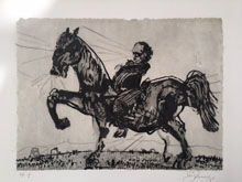 Rider by William Kentridge at Annandale Galleries